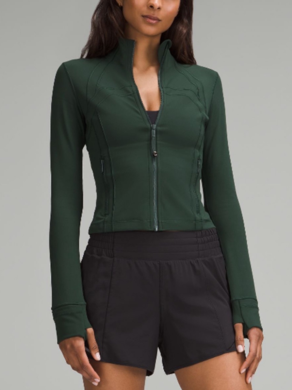 lululemon athletica 🍋 Legacy Green Define Cropped Jacket “Nulu”